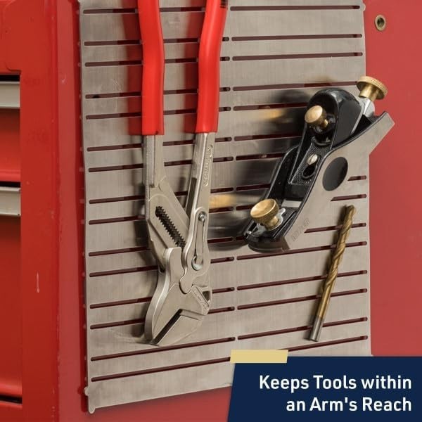 Powerful 12x12 Magnetic Storage Panel - Ideal for Garage Tool Organization