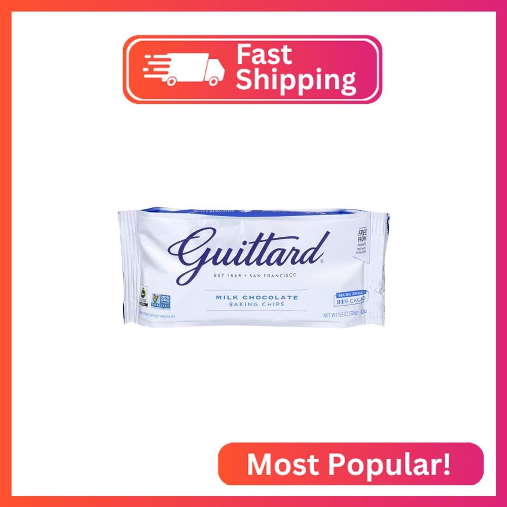 Guittard Baking Chips, Milk Chocolate, 11.5 oz