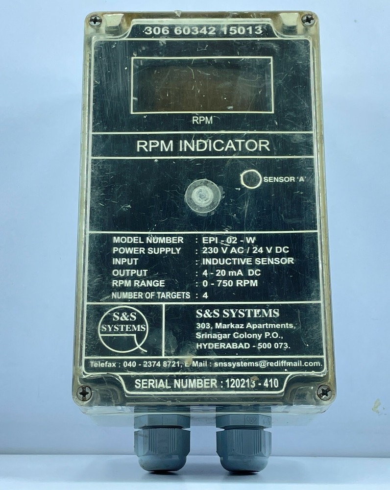 S&S System EPI-02-W RPM Indicator