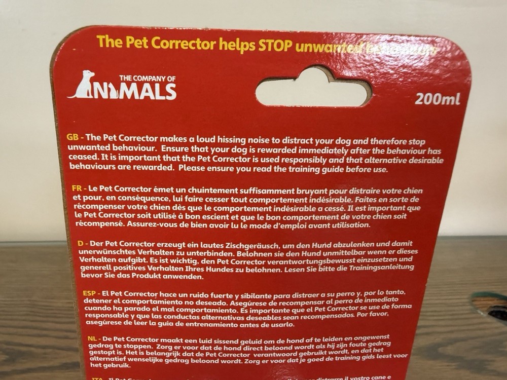 Pet Corrector Hissing Sound Effective Training Spray, 200 ml