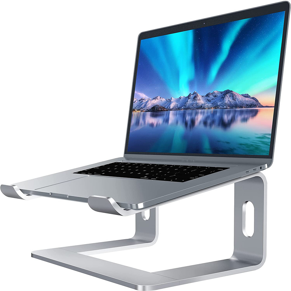 Laptop Stand, Aluminum Computer Riser, Ergonomic Laptops Elevator for Desk, Meta