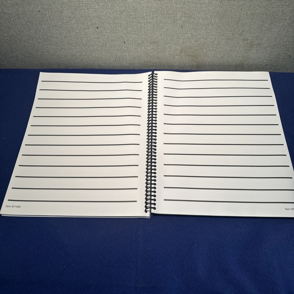 Low Vision Note Book Giant Print Co Item #71998 70 Pgs Sealed