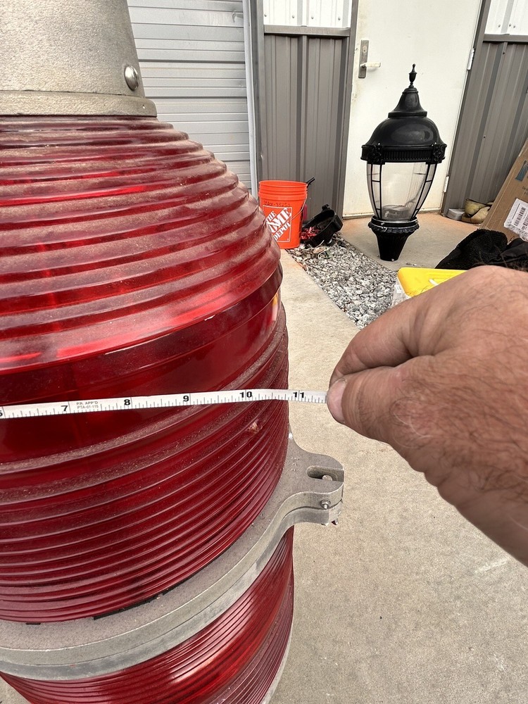 Vintage Glass, Dock Light, Ship Beacon, Can Ship Freight