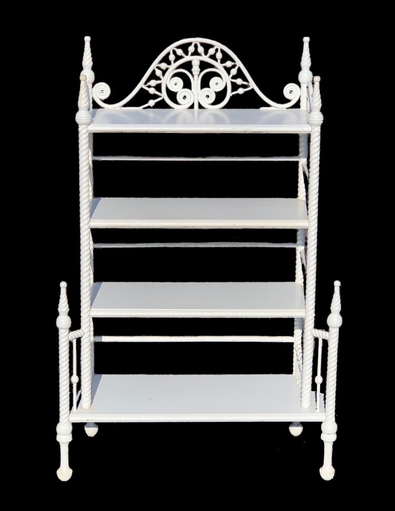 Antique Victorian Bookshelf Stand ~ Stick & Ball