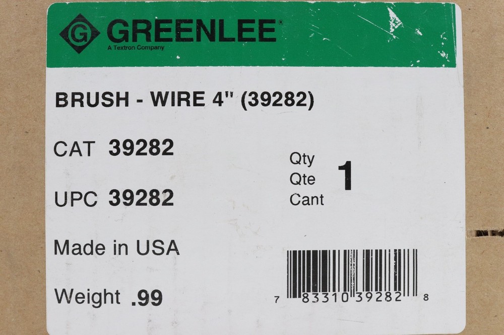 GREENLEE 39282 4" WIRE BRUSH