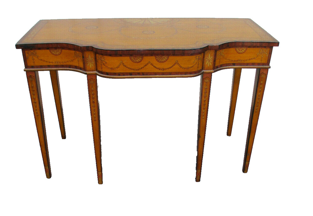 61689  Decorator Stenciled Buffet Sideboard Cabinet
