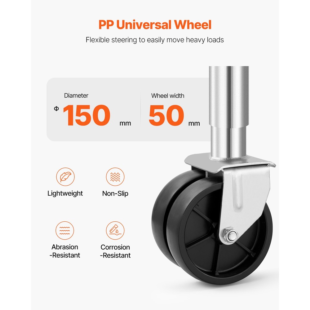 Boat Trailer Jack Marine Heavy Duty Swivel Mount Tongue Jack 2000 lbs Load