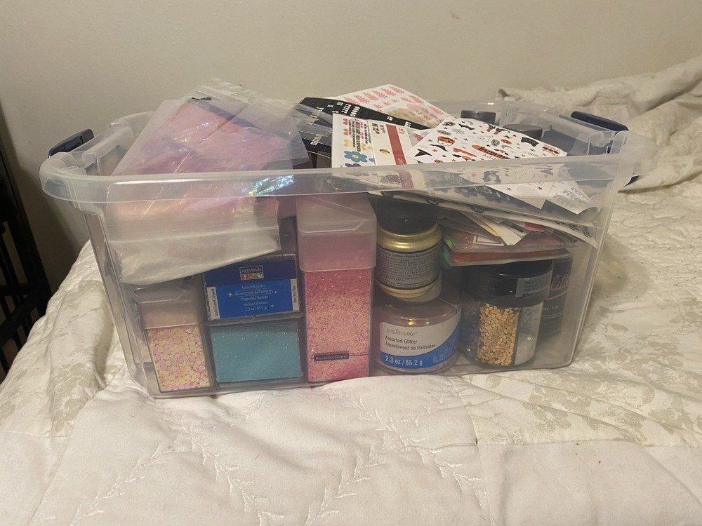 Craft Glitter/ Sticker Lot