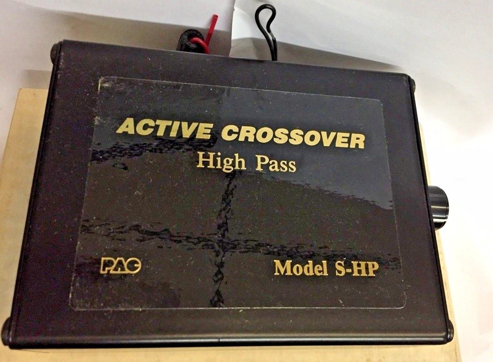 PAC | Electronic Crossover High Pass | Model S-HP! ADJUSTABLE! *200HZ* RARE!!!