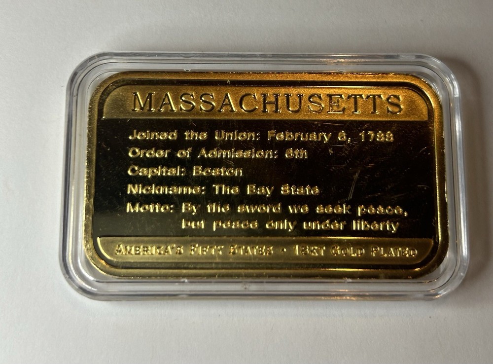 US States - Gold Plated (18kt) Ingots