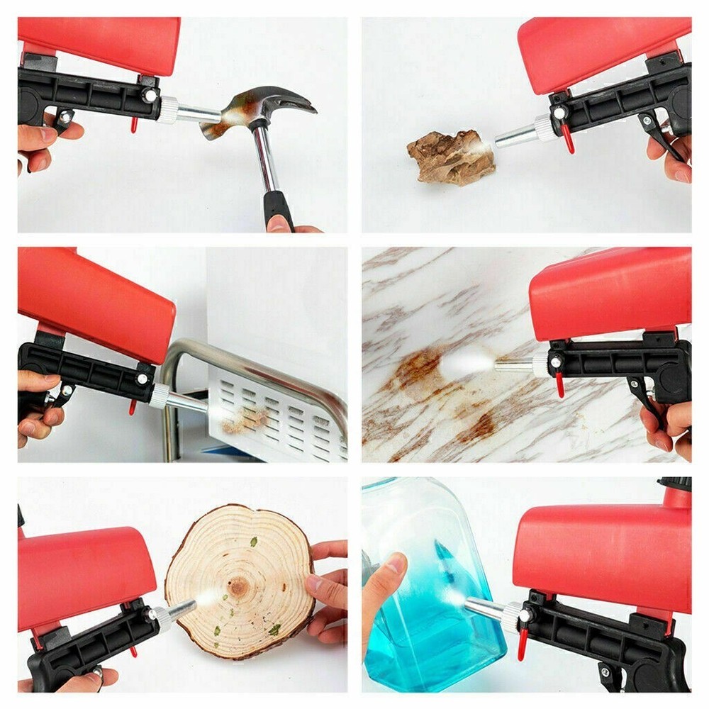 2PCS Portable Handheld Air Compressor Speed Sand Gun Blaster Sand Blasting 1/4 "