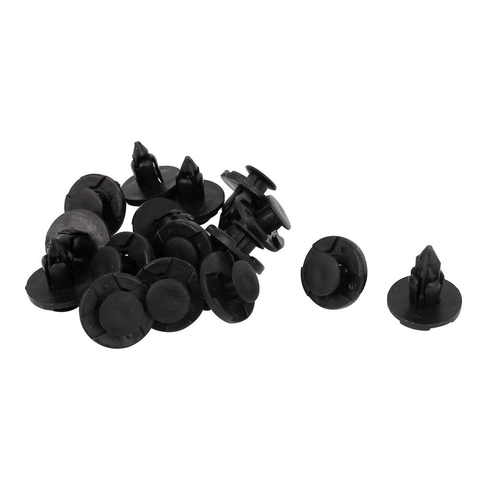 16 Pcs Under Engine Splash Guard Plastic Rivet Fastener Clips 8mm