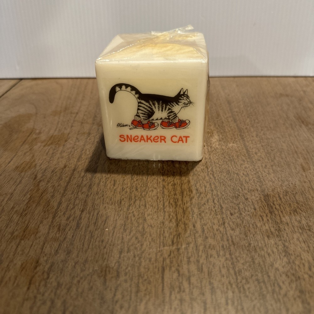 Kliban Cat Cube Candle Brand New