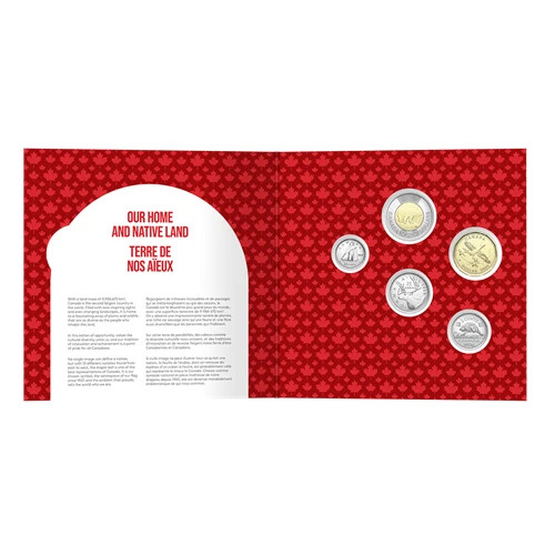 🇨🇦 2026 Oh! Canada 5 Coins Gift Card Set