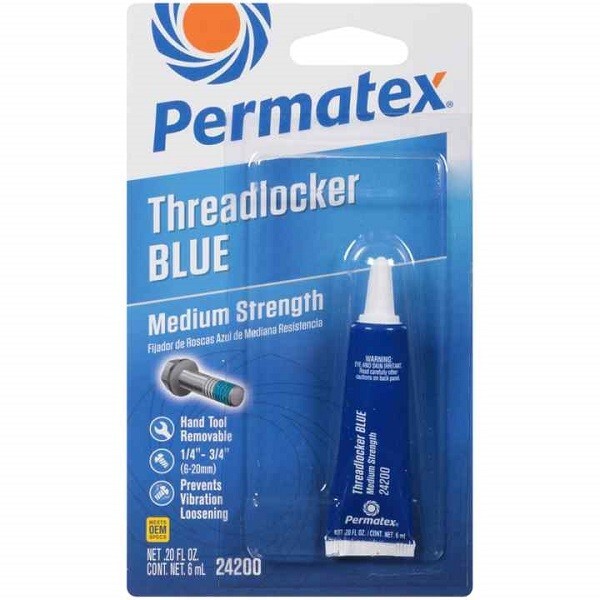 Permatex® 24200 - 6ml Medium Strength 242 Threadlocker Blue