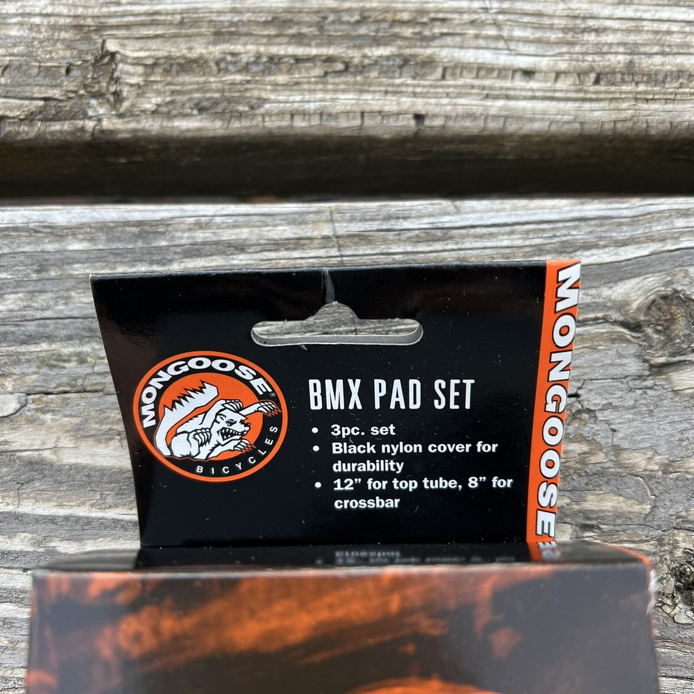 BMX BICYCLE PADS MONGOOSE OLD SCHOOL NOS AUTHENTIC