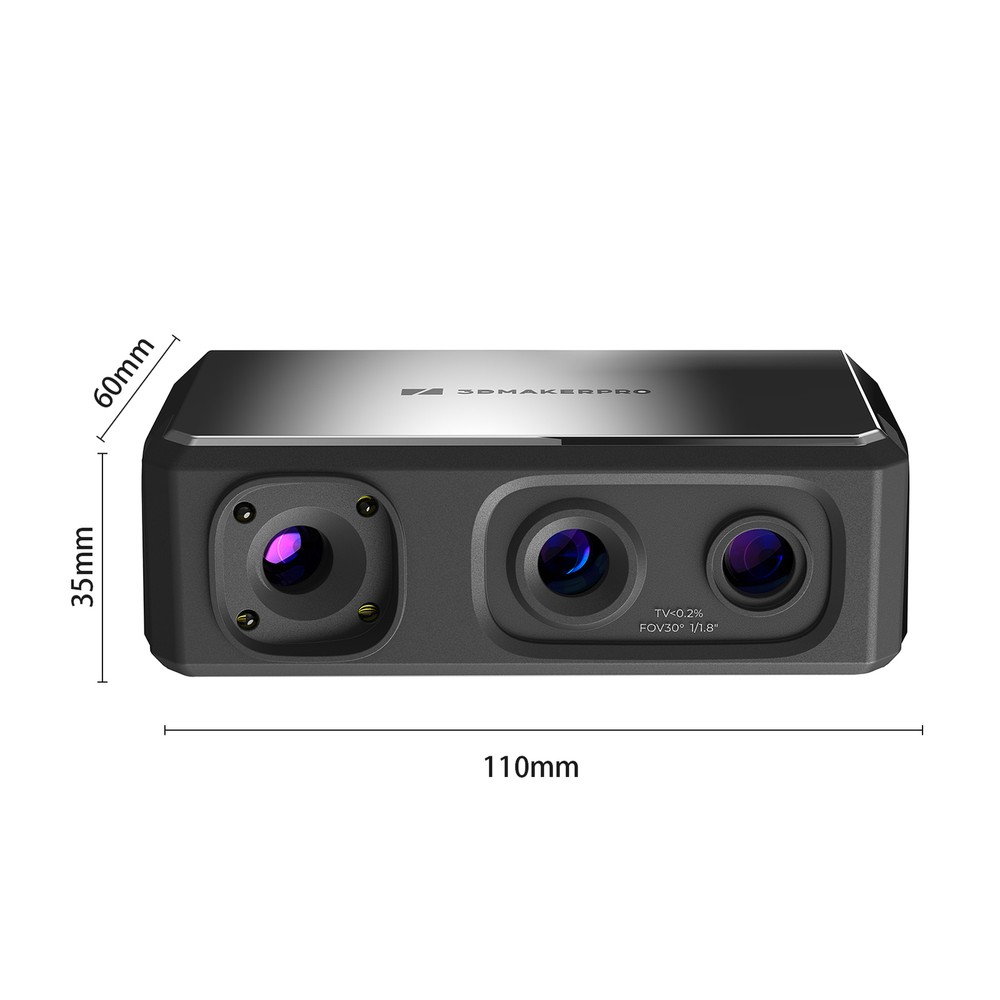 3DMakerpro Seal Lite 3D Scanner 0.02mm Accuracy 10FPS Speed for 3D Printer K0Y4