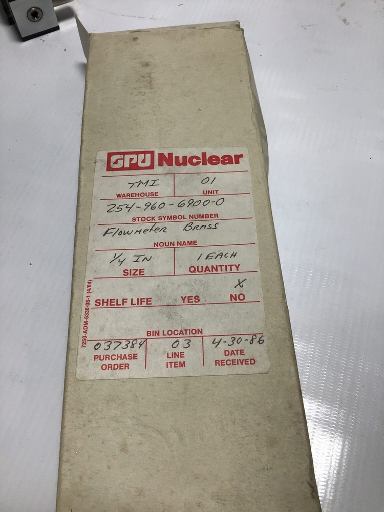 Flowmeter brass 1/4 (254-960-6900-0)