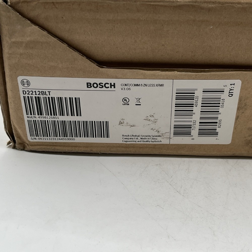 NEW!! Bosch Security Systems Security Communicator Control Panel - D2212BLT