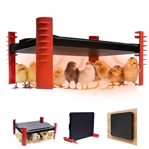 Smart Chicken Coop Heater - Brooder Plate for 25 Chicks, 150W Adjustable Temp