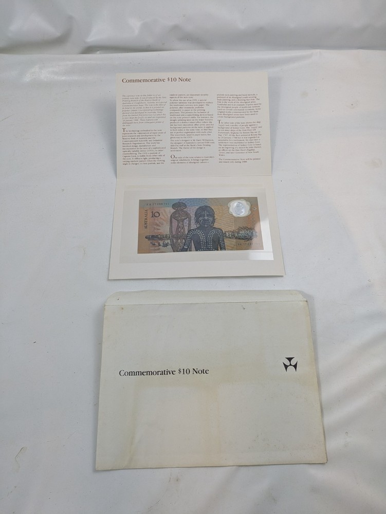 1988 Australian Commemorative $10 Note - Montage E Dayes'