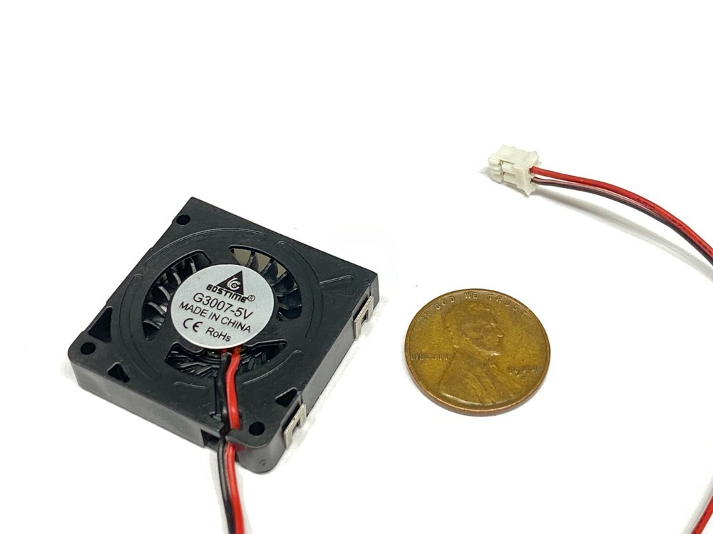 2 Pieces Blower fan 3007 5V 30mm 7mm 3cm mini small cpu 3d printer micro E20
