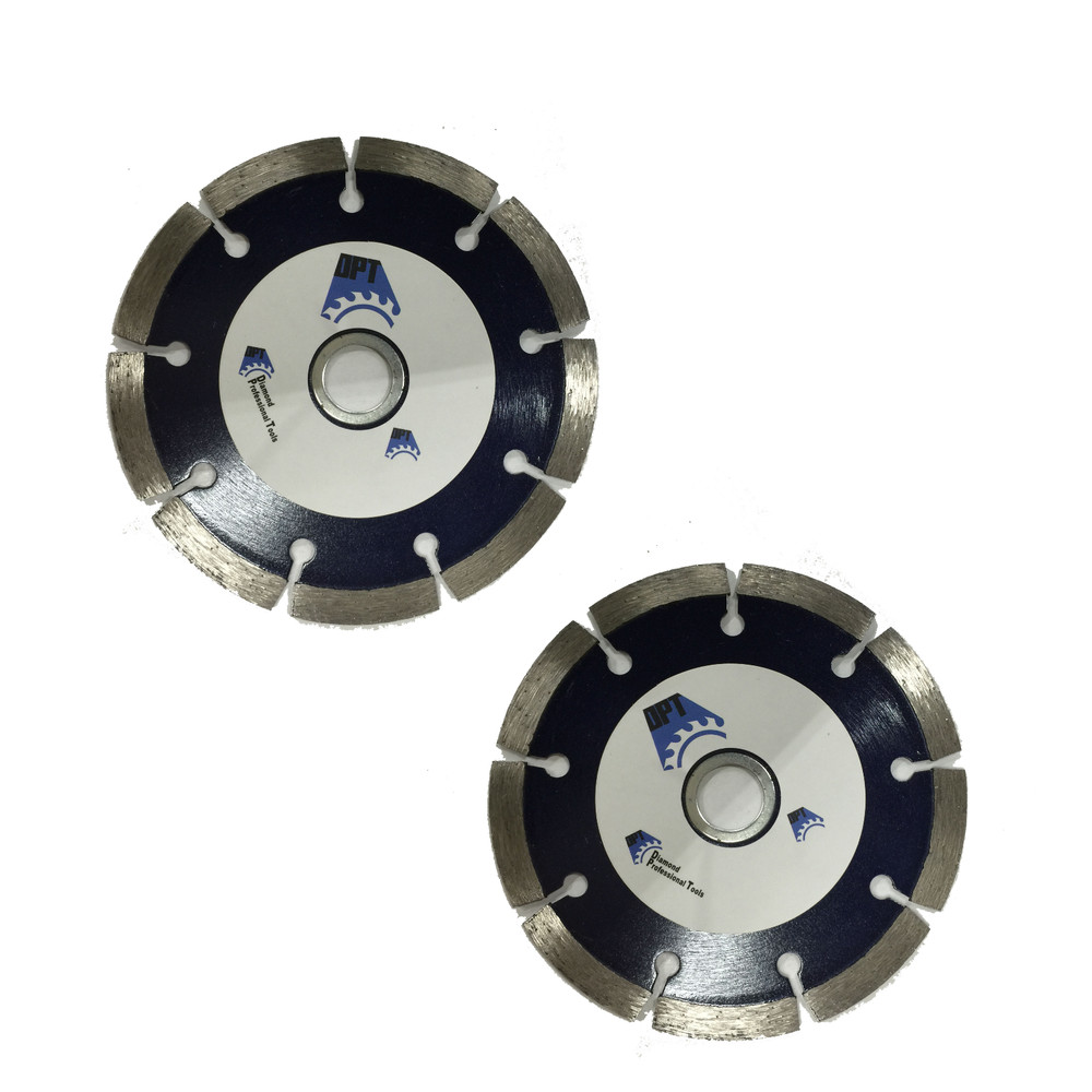 2 Pack 4 Inch Diamond Saw Blade Cut Concrete Blocks Brick Tile Stone Segmented