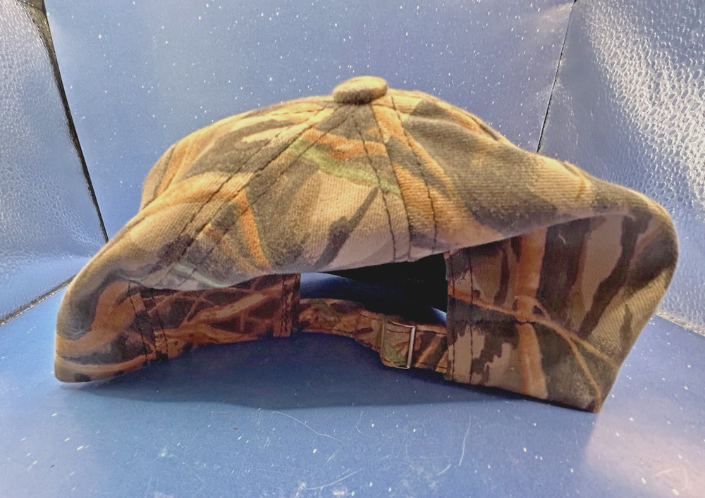 Flambeau Outdoors Camo Strapback Cap Hat Embroider Reelfoot One Size Adjustable