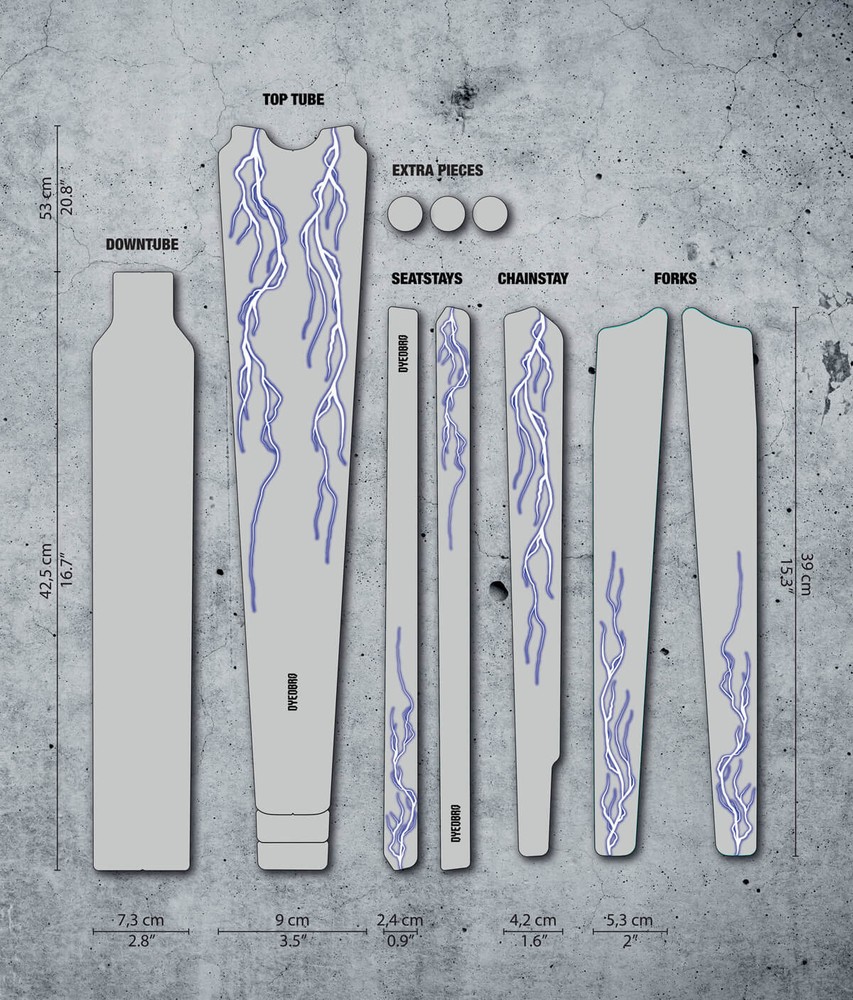 DYEDBRO - Gravel Frame Protector - Multiple Styles