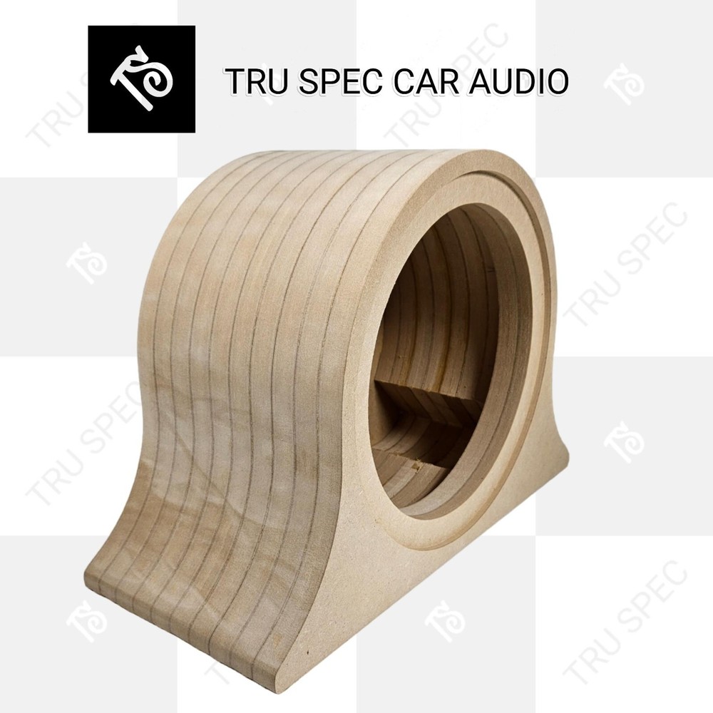 Tru Spec Single 10" SHALLOW Sealed Stack Fab Subwoofer Enclosure