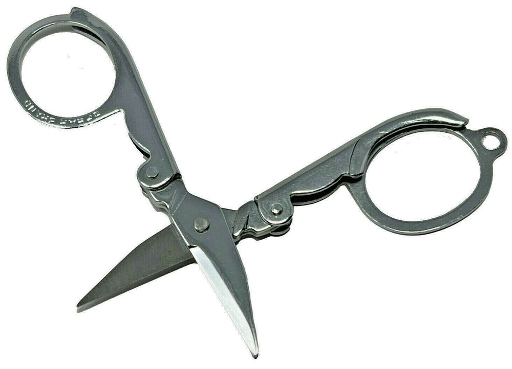 2-Pack 3.5" Folding Pocket Scissors Metal Sharp Durable Portable Travel
