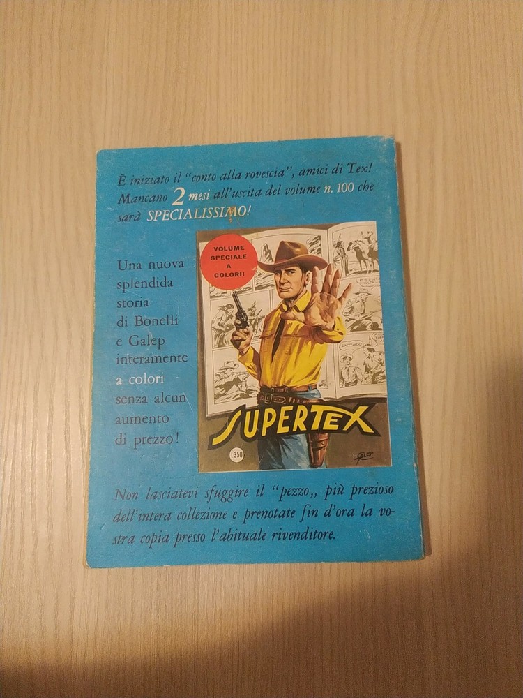 Comic Tex No.98 I Razziatori Lire 350