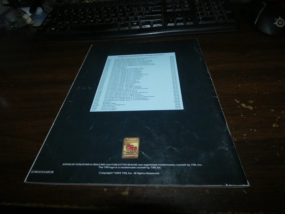 TSR AD&D: Forgotten Realms: Running the Realms book