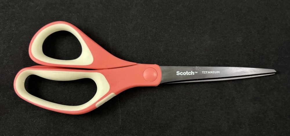Scotch Titanium Pink Plastic Handle Scissors