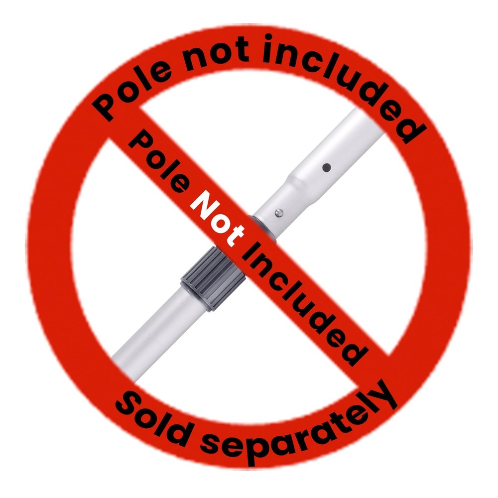 Swimming Pool Leaf Skimmer Net Reinforced Frame Deep Rake Mesh Net