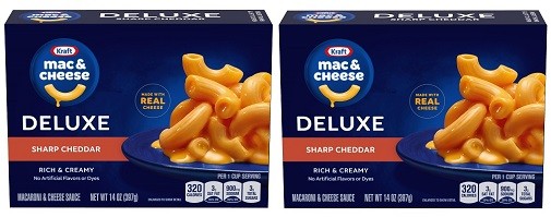 Kraft Mac & Cheese Deluxe Sharp Cheddar 2 Pack