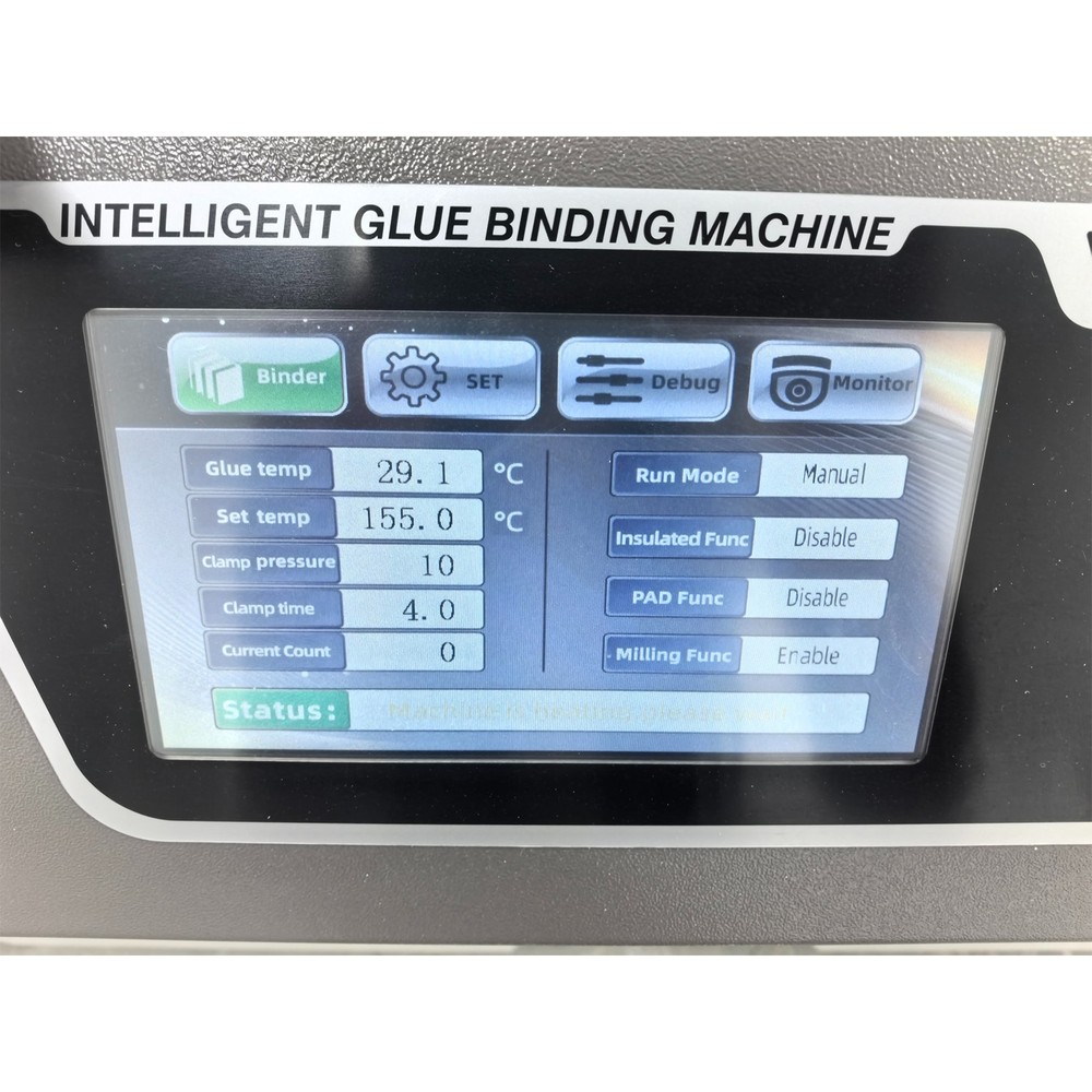 220V 1.9KW Side Glue Installation Machine Fully A4 Automatic Perfect Binding Mac