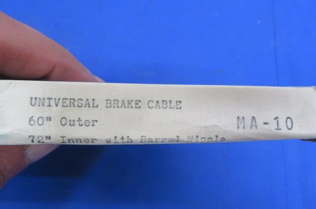 NOS Clarks Universal Front Brake Cable, 60" Outer 72" Inner Triumph BSA A50
