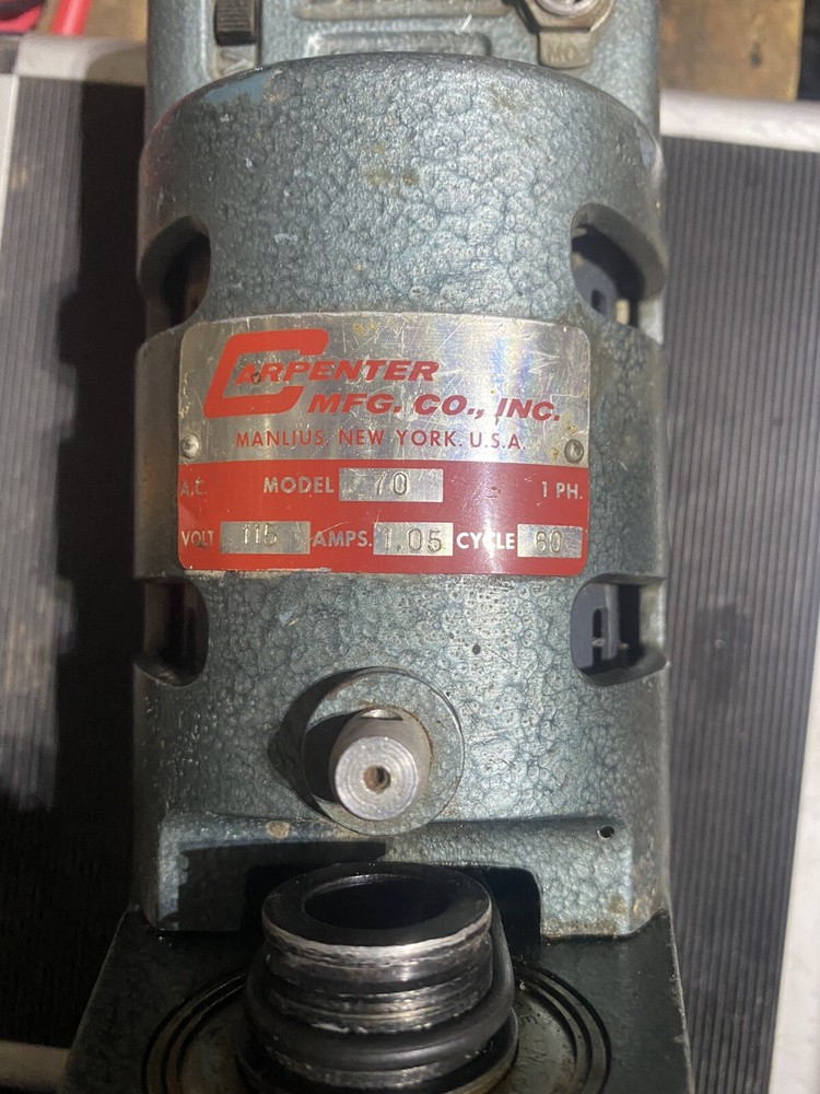 CARPENTER SWING BLADE MODEL 70 ROTARY WIRE STRIPPER. POWERS ON AND WORKS