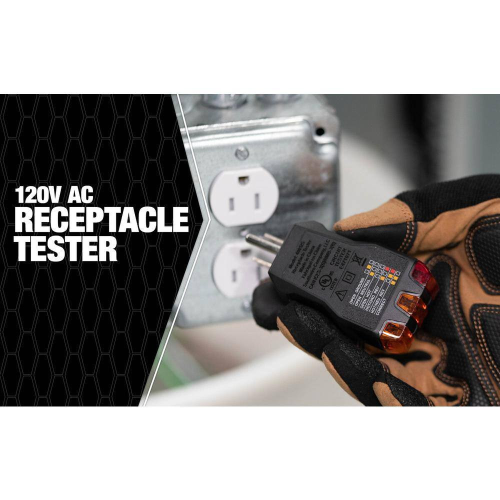 120-Volt AC Receptacle Tester