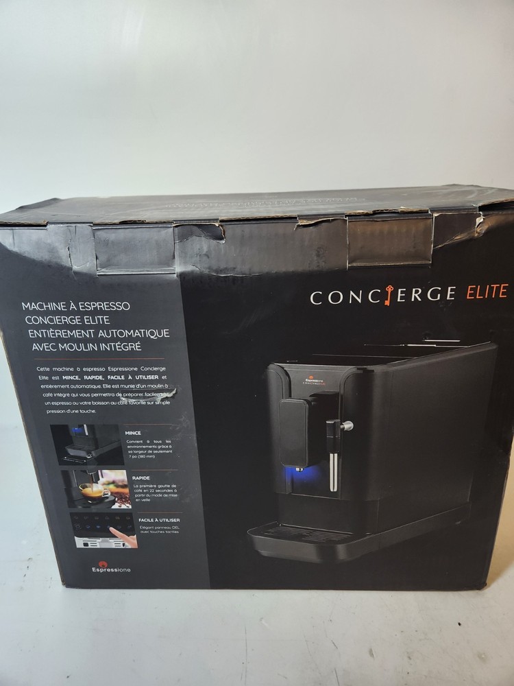 Concierge Elite Espresso Machine in Infinite Black