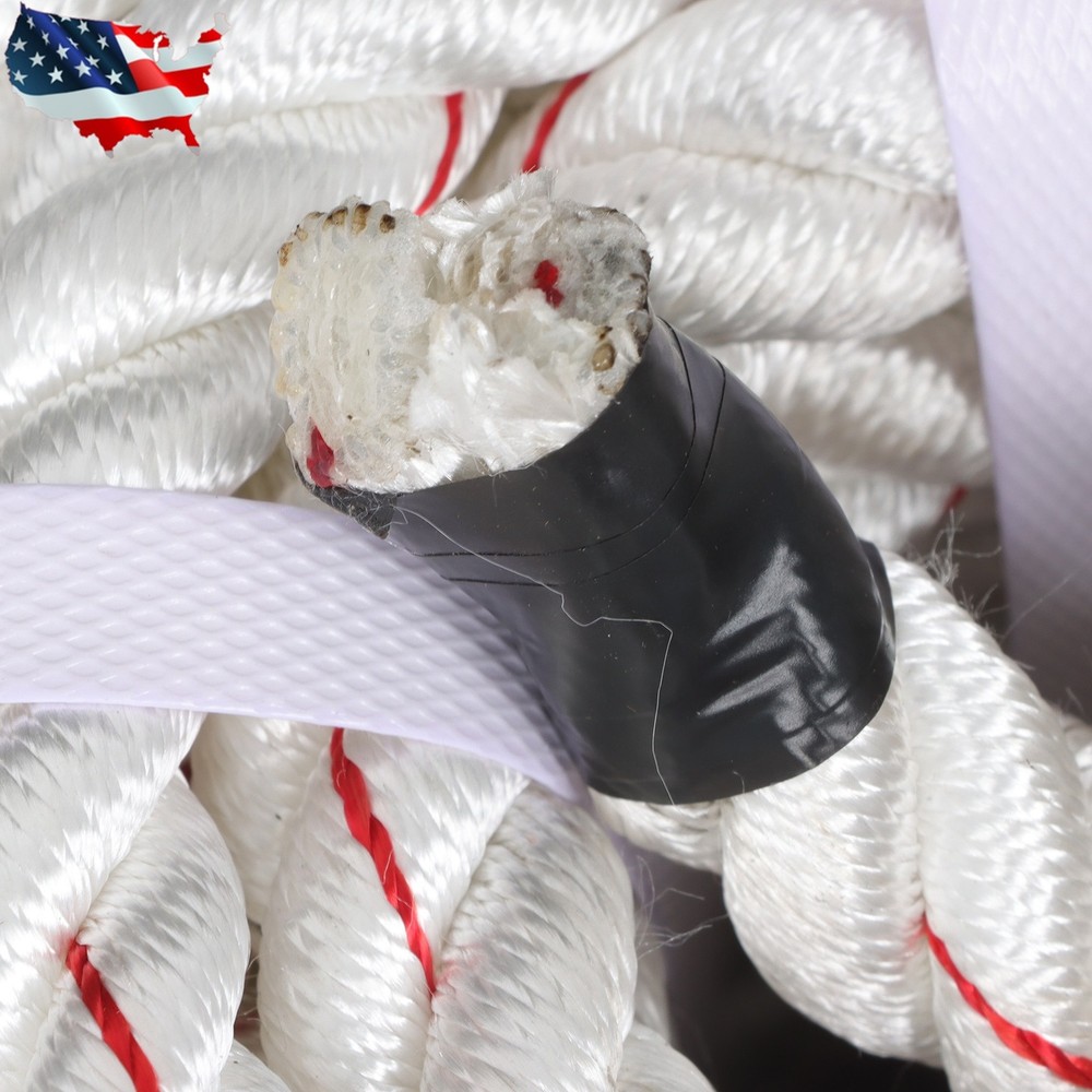 Pulling Rigging Line 3/4" × 120' Double Braid Nylon Polyester Arborist Bull Rope