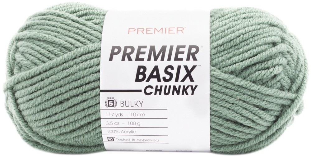 Premier Basix Chunky Yarn-Sage - 3 Pack