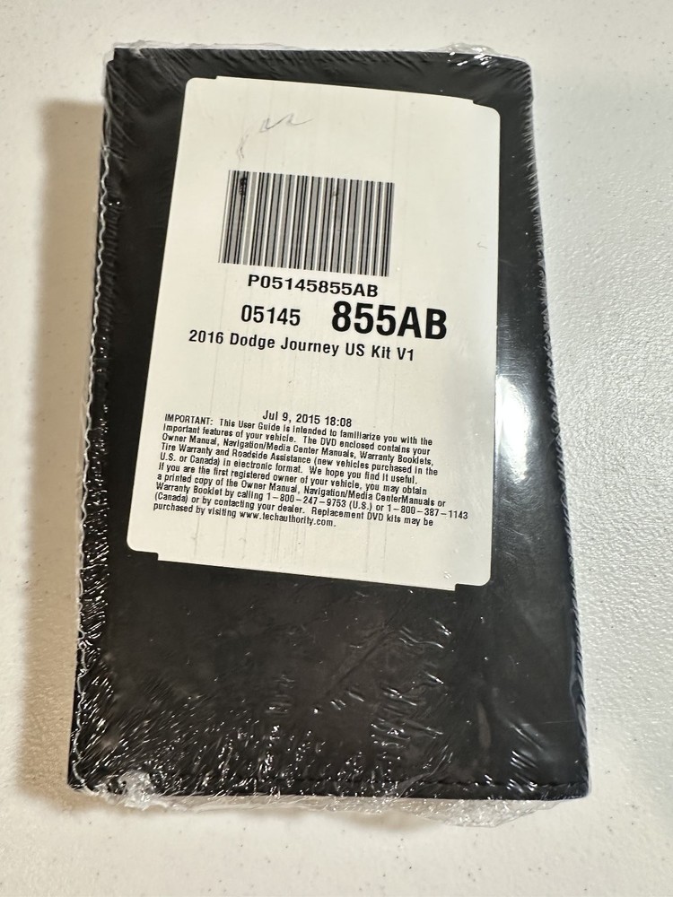 Dodge Journey Owner's Manual Set 2016