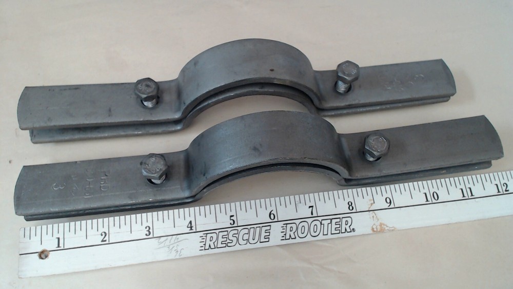 PHD 3” VERTICAL PIPE RISER CLAMP HANGER 550-551 2 Sets