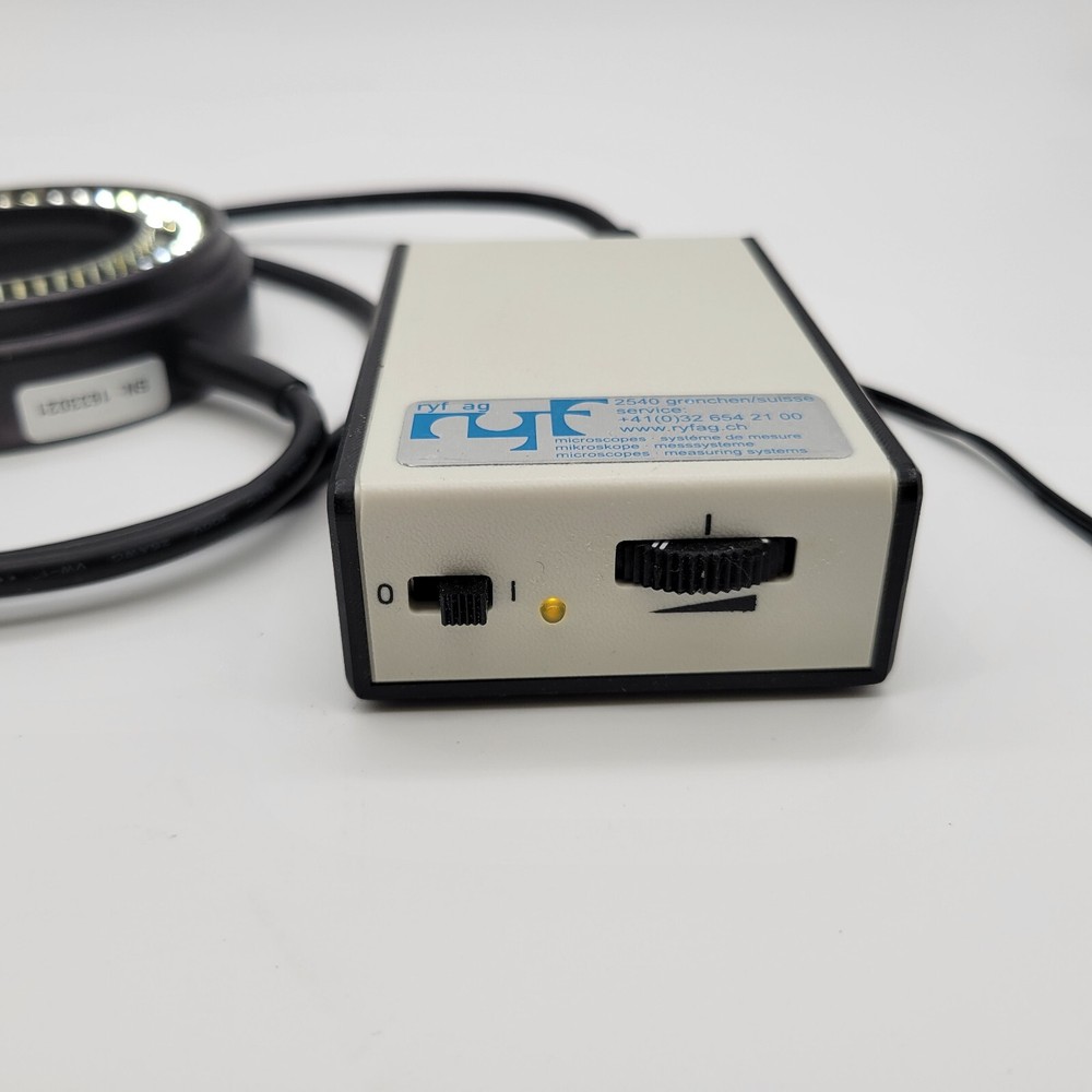 Ryf Techniquip Stereo Microscope LED 66mm Ring Light w. Controller European Plug