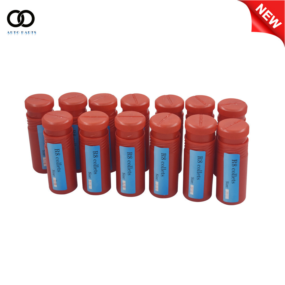Precision R8 Collet Set 13pc Mill Collets Set – Collets for Mill Machine