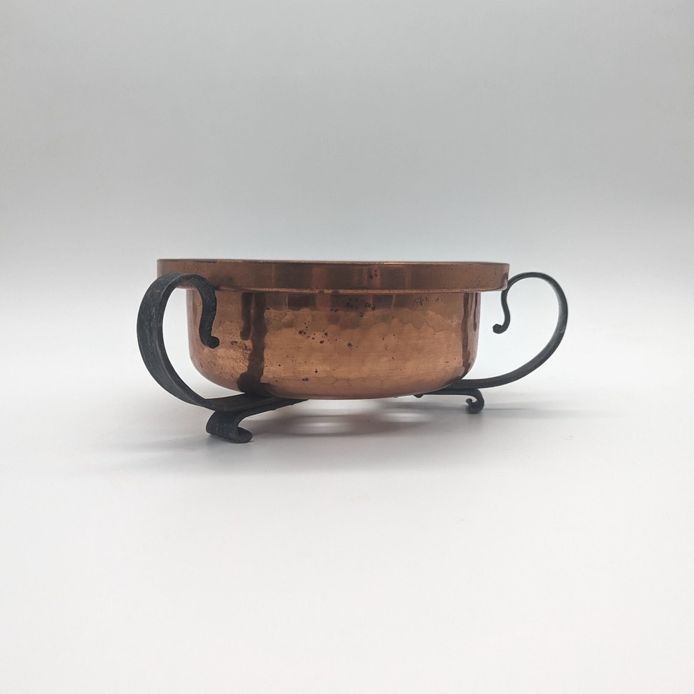 Copper bowl  stand with holes