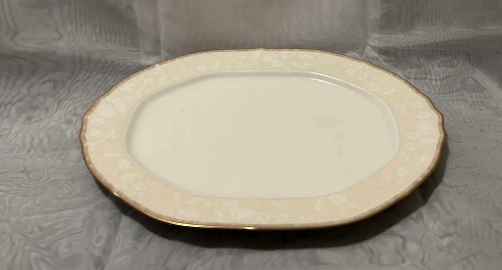 Noritake ~ Ashland #7357 ~ Oval Serving Platter ~ 14" x 10 5/8"