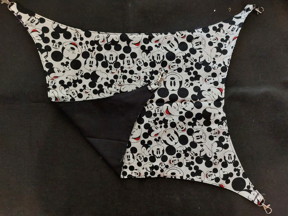 Ferret Hammock - Mickey Mouse Theme - 12" x 14"